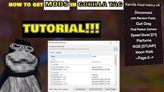 how to get MODS in GORILLA TAG (tutorial)