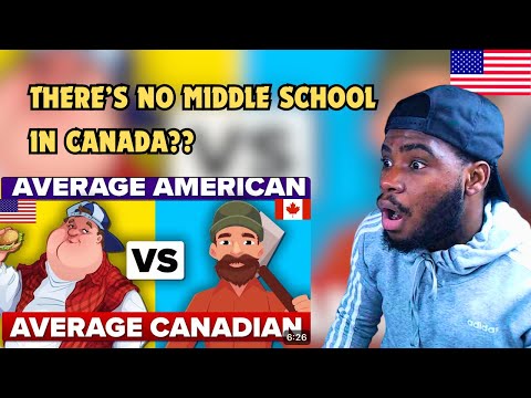 American Reacts to the Surprising Differences Between the Average American and Canadian!