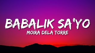 Download lagu Moira Dela Torre - Babalik Sa'yo (Lyrics) | 2 Good 2 Be True OST  | 1 Hour Sad Songs 2023 mp3