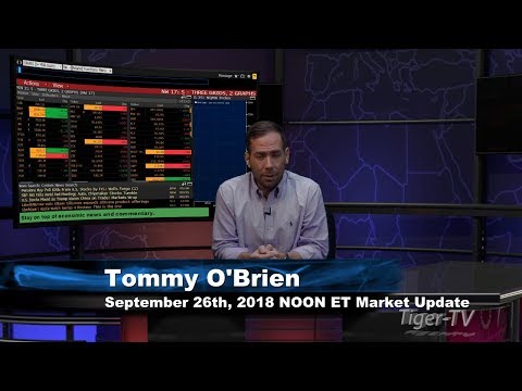 September 26th NOON ET Market Update with Tom O'Brien on TFNN