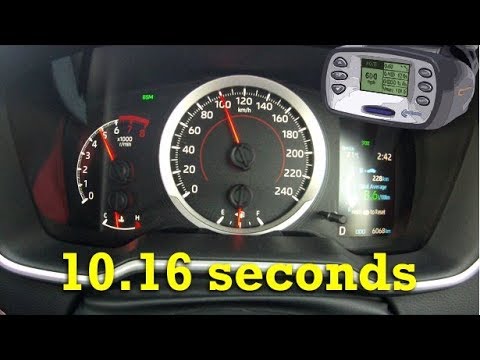 2019 Toyota Corolla (hatchback) 1.2T CVT acceleration