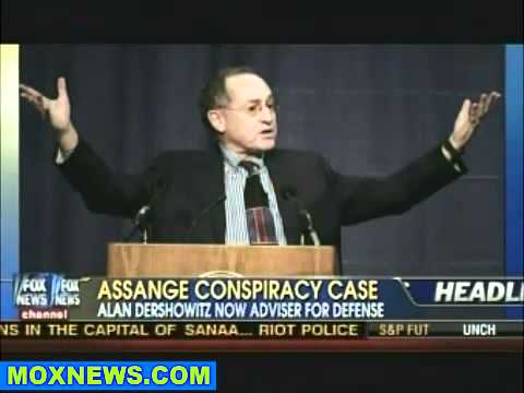 Israeli Zionist scum Dershowitz becomes defense advisor to Wikileaks