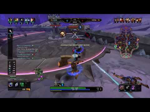 SMITE Ranked Conquest Hard Carrying As Chaac Solo Top Damage And Kills 18-4 36K Damage