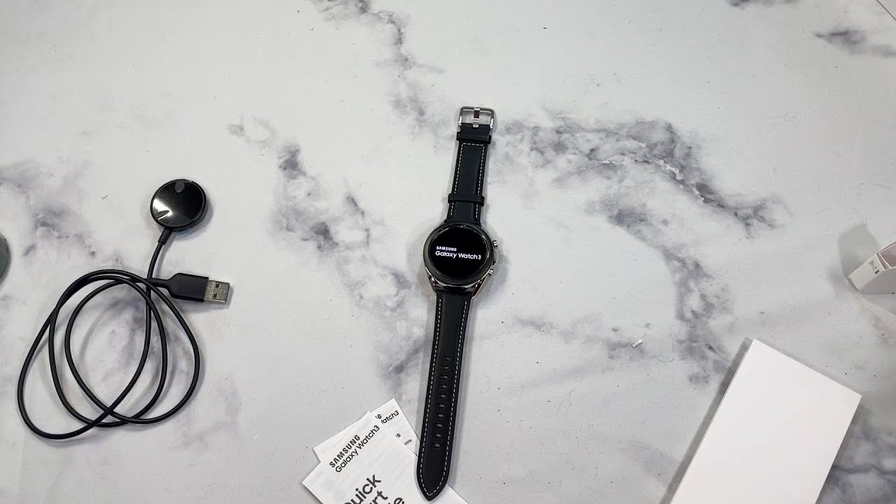 Samsung Galaxy Watch 3 41mm Mystic Silver Unboxing