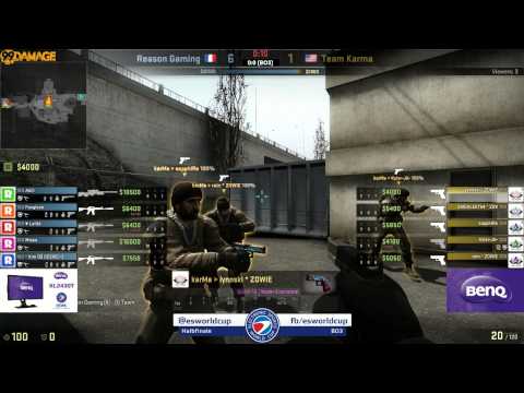Reason Gaming vs. Karma | Halbfinale, ESWC 2014 Female | (de_nuke) Map 1