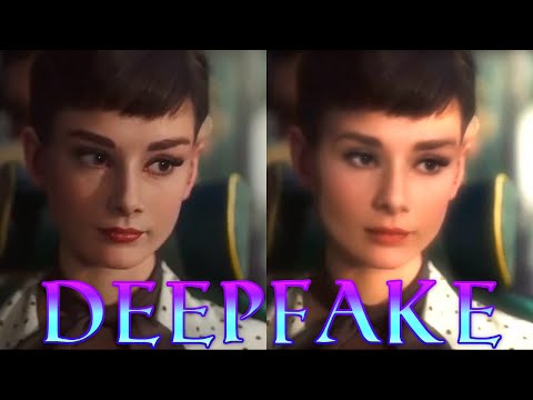 Audrey Hepburn commercial Using DeepFake AI instead of CGI Experiment/Comparison