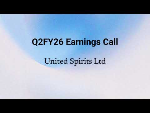 United Spirits Q2FY26 Earnings Conference Call