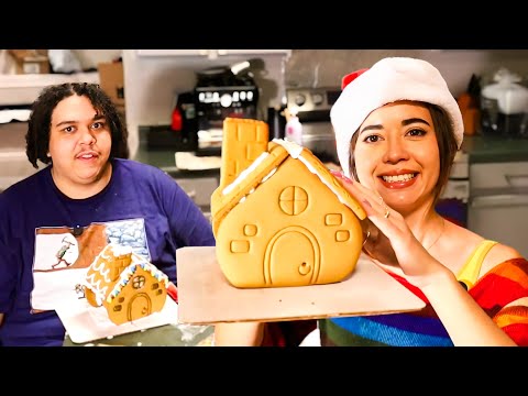 Making Gingerbread Houses With Maya!