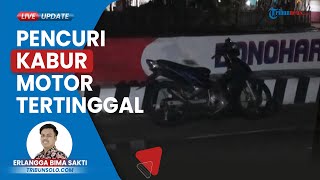 Apes! Hendak Maling Malah Tinggalkan Motor, Pemilik Warung Mi Ayam Gagalkan Pencurian di Wonogiri