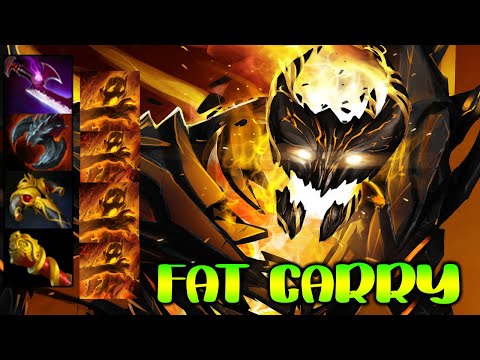 FAT CARRY MIDLANE [ ShadowFiend ] NONSTOP FEEDING - FULL TEAM FIGHT - DOTA 2 GAMEPLAY