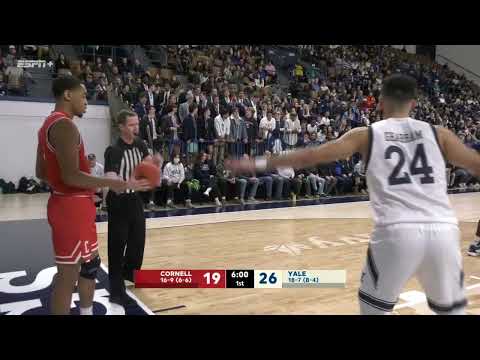 Highlights: Cornell Men's Basketball at Yale - Feb. 25, 2023