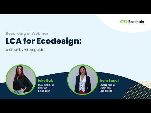 LCA for Ecodesign: A step-by-step guide