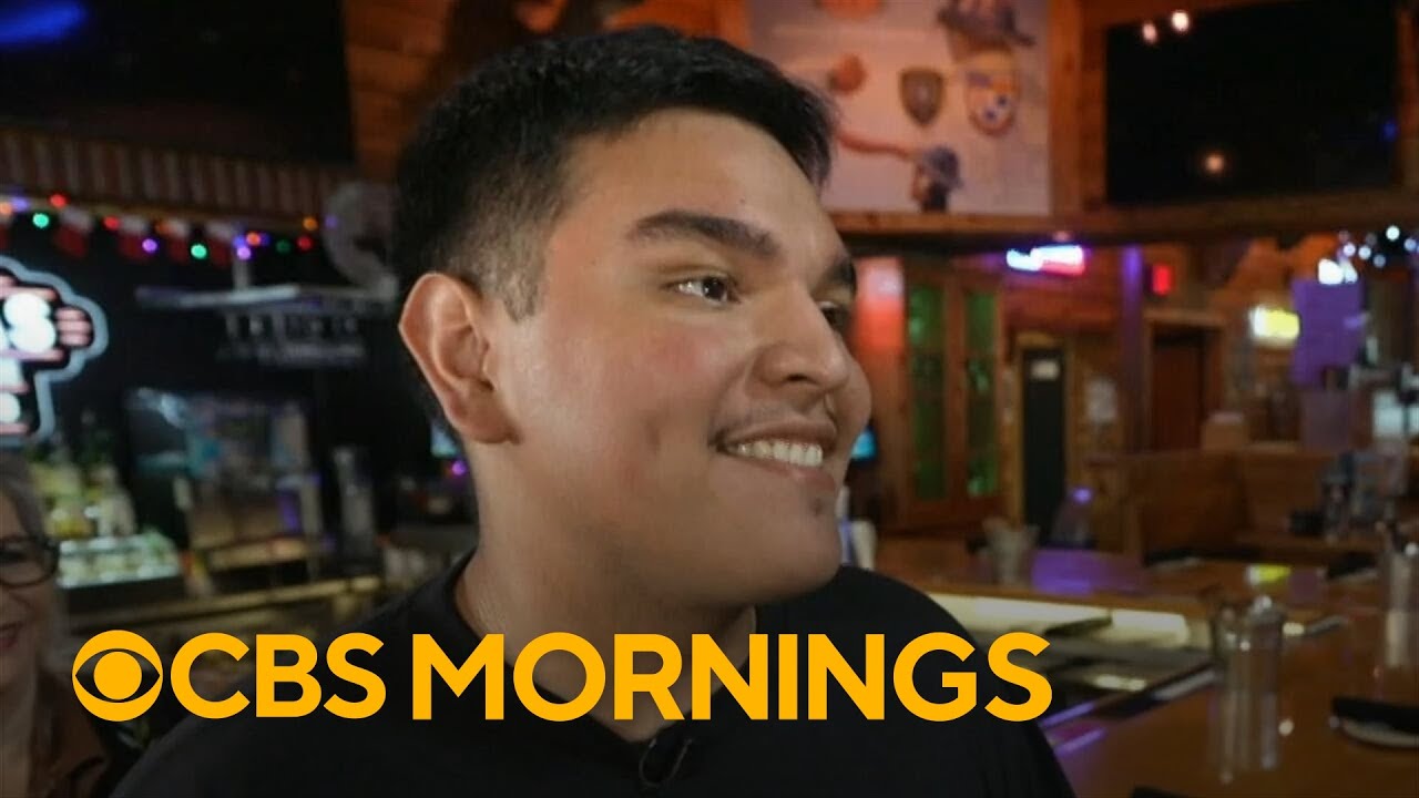 Young worker rescues couple from burning car and is later surprised with EMT scholarship