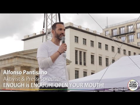 #IDAHOT2015 • Die Rede von Enough is Enough! Open your mouth!