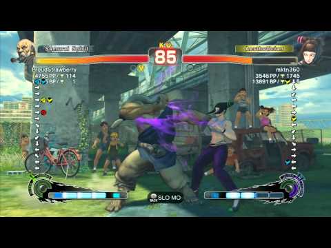 SSF4 AE: ProudStrawberry (Gouken) vs mktn360 (Juri) - Ranked Match (720p HD)