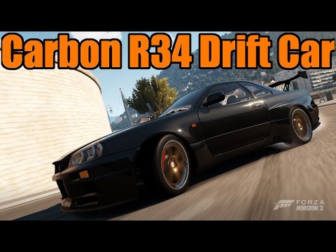 Forza Horizon 2 | Nissan Skyline GT-R R34 | RWD Swap | Drift Build
