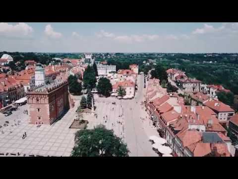 Sandomierz, Poland old city aerial video. Dji Mavic pro [4k]