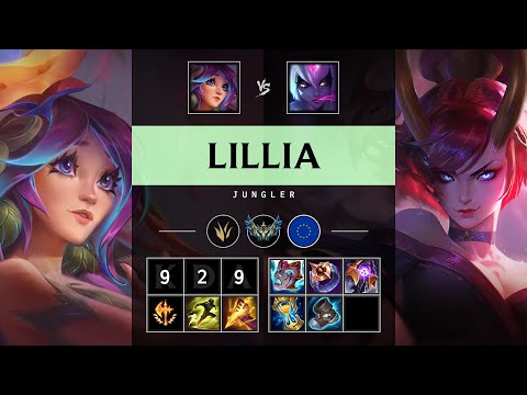 Lillia Jungle vs Evelynn - EUW Challenger Patch 25.06