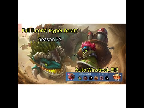 10 KILL! Barats Hyper gameplay Damage Build [ Barats Best Build 2022] By Seu - Mobile Legends