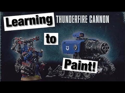 Space Marine Thunderfire Cannon | Learning to Paint | New England TableTop