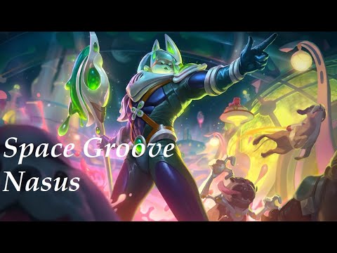 Space Groove Nasus Skin Spotlight | Pre-Release | PBE Review | League of Legends