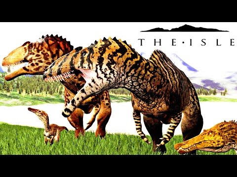 The Isle - 5 PERSON REX PACK HUNTS ME AS ACRO, INTENSE ESCAPE FROM DEATH  ( Gameplay )