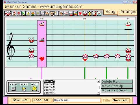 Mario Paint - "Born To Win" (Evan Bourne WWE Theme)