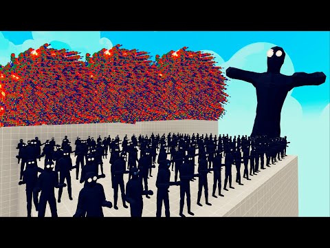 100x DARK ZOMBIE + 1x GIANT vs 1x EVERY GOD - Totally Accurate Battle Simulator TABS