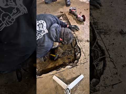 floor drain replacement #plumbing #milwaukeetool