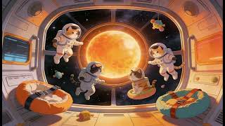 Lofi Ambience ☀️ Relax in Space with some Cats