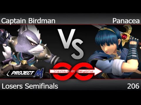 IaB! 206 - Captain Birdman (Wolf) vs Panacea (Marth) Losers Semifinals - PM