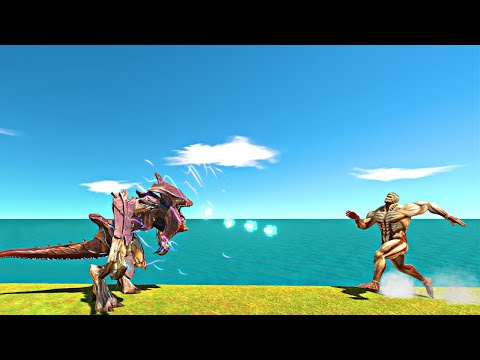 Armored Titan vs Raijin - Animal Revolt Battle Simulator