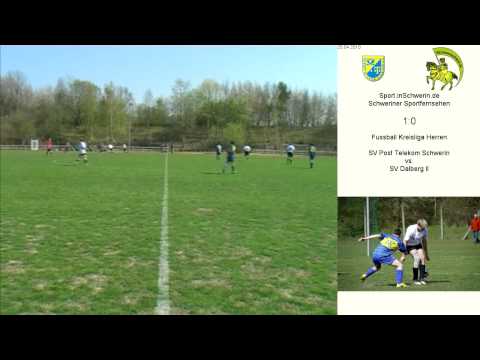Fussball Kreisliga Herren 4:0 (1:0) SV Post Schwerin vs. SV Dalberg II
