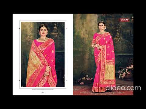 Sangam Prints Keshvi Silk Banarasi Silk Weaving Saree Collection