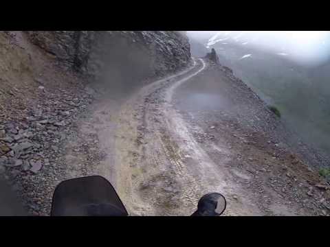 Ophir Pass Colorado BDR in the rain  2016, Yamaha Super Tenere 1200