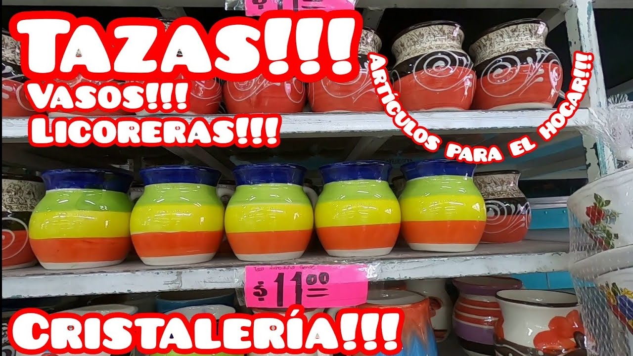 artículos para el hogar para tu cocina tazas vasos licoreras especieros tarros jarras cristalería