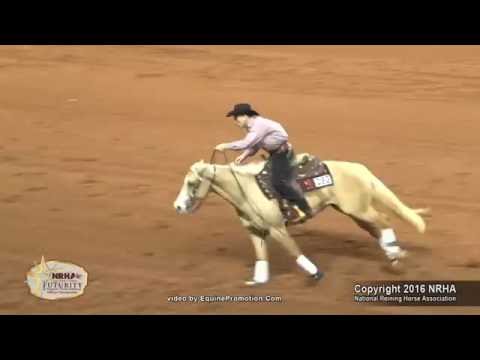 Smoking In Hollywood ridden by Stefano Calcagnini  - 2016 NRHA Futurity (Open, First Go)