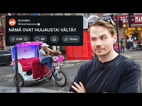 TESTASIN LONTOON SUURIMMAT TURISTIHUIJAUKSET