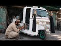 Amazing Afghan Model Rickshaw Making Afghanistan Truck Art Style Rickshaw