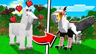 How to GET FLYING HORSES in Minecraft TUTORIAL!