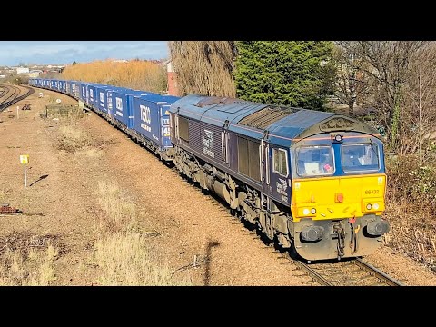 DRS 66432 At Swinton STY From South Bank Tees Dock (Drs) To Daventry Drs (Tesco)