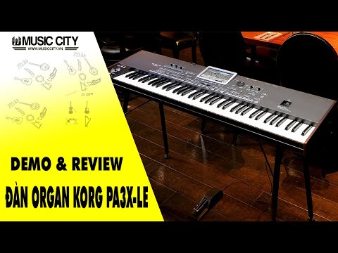 Demo Đàn Organ Korg Pa3X Le - Music City