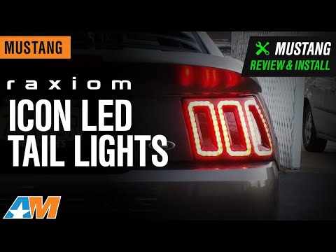 1999-2004 Mustang Raxiom Icon LED Tail Lights (Excluding 1999-2001 Cobra) Review & Install