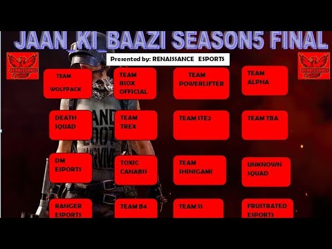 Jaan_Ki_Baazi Season 5 Grand Final by Renaissance Esports-Match 2 Miramar