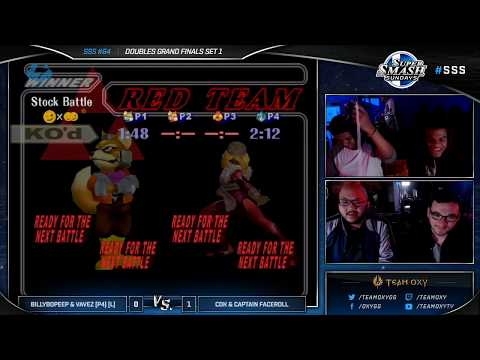 SSS #64 - Captain Faceroll & Tempo | CDK vs. BillyBoPeep & Vavez - SSBM - Grand Finals