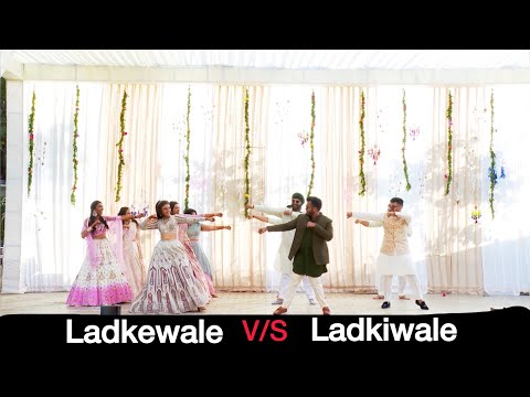 LADKEWALE V/S LADKIWALE WEDDING DANCE PERFORMANCE | BRIDE AND GROOM FACE -OFF | RAMA CHOREOGRAPHY