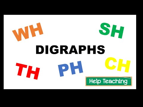 Digraphs: WH, SH, TH, PH, CH | Phonics Song for Kids