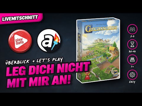CARCASSONNE - Regeln & Let's Play