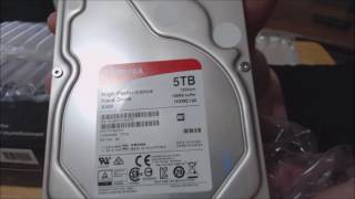 Toshiba X300 5TB Hard Drive HDD Unboxing and Benchmark