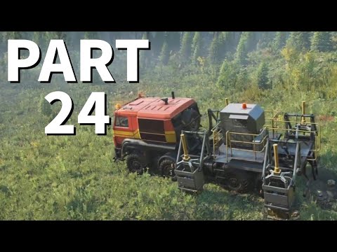 SNOWRUNNER Gameplay Part 24 - GEOLOGICAL EXPLORATION & LOOKING BEYOND THE HORIZON